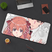 Load image into Gallery viewer, Monthly Girls&#39; Nozaki-kun Chiyo Sakura, Umetarou Nozaki Mouse Pad (Desk Mat) On Desk
