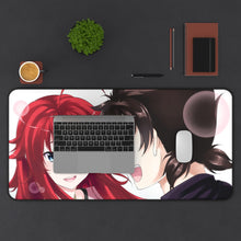 Load image into Gallery viewer, High School DxD Rias Gremory, Issei Hyoudou Mouse Pad (Desk Mat) With Laptop
