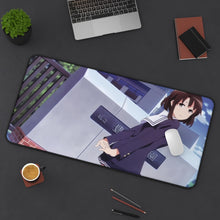 Load image into Gallery viewer, Saekano: How To Raise A Boring Girlfriend Mouse Pad (Desk Mat) On Desk
