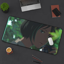 Load image into Gallery viewer, The Garden Of Words Mouse Pad (Desk Mat) On Desk
