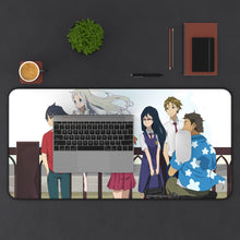 Load image into Gallery viewer, Anohana Mouse Pad (Desk Mat) With Laptop

