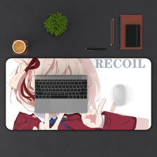 Load image into Gallery viewer, Lycoris Recoil Chisato Nishikigi Mouse Pad (Desk Mat) With Laptop

