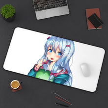 Load image into Gallery viewer, EroManga-Sensei Mouse Pad (Desk Mat) On Desk
