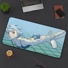 Load image into Gallery viewer, Neon Genesis Evangelion Rei Ayanami Mouse Pad (Desk Mat) On Desk

