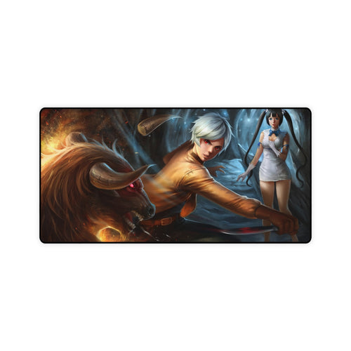Protectin your goddess Mouse Pad (Desk Mat)