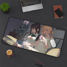 Load image into Gallery viewer, Lycoris Recoil Takina Inoue, Chisato Nishikigi Mouse Pad (Desk Mat) On Desk
