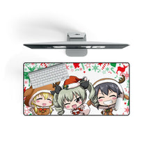 Load image into Gallery viewer, Girls und Panzer Mouse Pad (Desk Mat) On Desk
