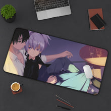 Load image into Gallery viewer, Darker Than Black Hei, Yin Mouse Pad (Desk Mat) On Desk
