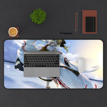 Load image into Gallery viewer, Japanese Clothes Mouse Pad (Desk Mat) With Laptop

