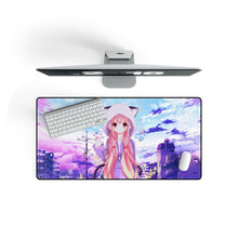 Load image into Gallery viewer, Mirai Nikki Yuno Gasai Mouse Pad (Desk Mat) On Desk
