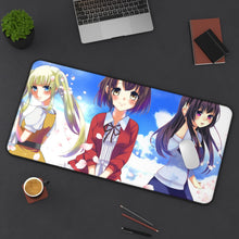 Load image into Gallery viewer, Saekano: How To Raise A Boring Girlfriend Mouse Pad (Desk Mat) On Desk
