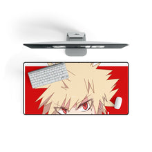 Load image into Gallery viewer, My Hero Academia Katsuki Bakugou Mouse Pad (Desk Mat) On Desk
