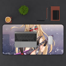 Load image into Gallery viewer, Anime Music Mouse Pad (Desk Mat) With Laptop
