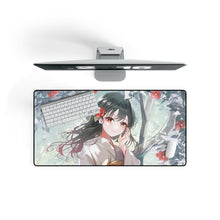 Load image into Gallery viewer, Anime Girl Mouse Pad (Desk Mat) On Desk
