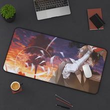 Load image into Gallery viewer, Osamu Dazai Mouse Pad (Desk Mat) On Desk
