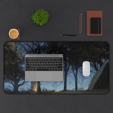 Load image into Gallery viewer, Laid-Back Camp by Mouse Pad (Desk Mat) With Laptop
