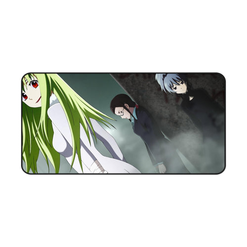 Darker Than Black Yin, Misaki Kirihara, Amber Mouse Pad (Desk Mat)