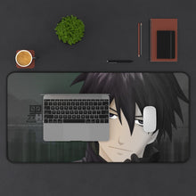 Load image into Gallery viewer, Hei - Darker than Black Mouse Pad (Desk Mat) With Laptop
