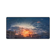 Beautiful sunset in the city Mouse Pad (Desk Mat)
