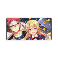 Food Wars, Soma Yukihira, Erina Nakiri, Mouse Pad (Desk Mat)