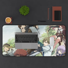 Load image into Gallery viewer, Grimgar of Fantasy and Ash Mouse Pad (Desk Mat) With Laptop
