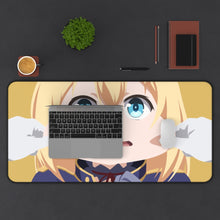 Load image into Gallery viewer, Rokudenashi Majutsu Koushi To Akashic Records Rumia Tingel Mouse Pad (Desk Mat) With Laptop
