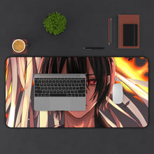 Load image into Gallery viewer, Fire Force Benimaru Shinmon Mouse Pad (Desk Mat) With Laptop
