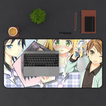 Load image into Gallery viewer, The "H.e.n.t.a.i" Prince and the Stony Cat. by Mouse Pad (Desk Mat) With Laptop
