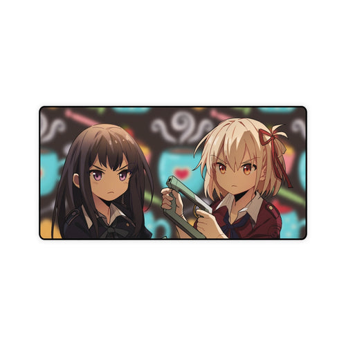 Lycoris Recoil Takina Inoue, Chisato Nishikigi Mouse Pad (Desk Mat)