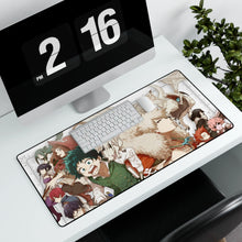 Load image into Gallery viewer, My Hero Academia Izuku Midoriya, Katsuki Bakugou, Tenya Iida, Shouta Aizawa, Tsuyu Asui Mouse Pad (Desk Mat) With Laptop
