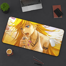 Load image into Gallery viewer, Panty &amp; Stocking with Garterbelt Panty Anarchy, Panty Stocking With Garterbelt Mouse Pad (Desk Mat) On Desk
