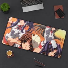 Load image into Gallery viewer, Kyou Fujibayashi Mouse Pad (Desk Mat) On Desk
