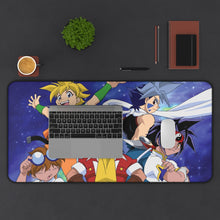 Load image into Gallery viewer, Anime Beyblade Mouse Pad (Desk Mat) With Laptop
