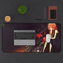 Load image into Gallery viewer, Guilty Crown Inori Yuzuriha Mouse Pad (Desk Mat) With Laptop
