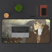 Load image into Gallery viewer, Sakuta x Mai Mouse Pad (Desk Mat) With Laptop
