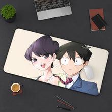 Load image into Gallery viewer, Komi Can&#39;t Communicate Tadano Hitohito Mouse Pad (Desk Mat) On Desk
