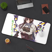 Load image into Gallery viewer, Saekano: How To Raise A Boring Girlfriend Mouse Pad (Desk Mat) On Desk
