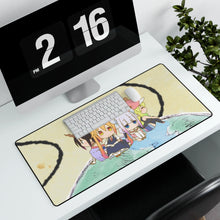 Load image into Gallery viewer, Miss Kobayashi's Dragon Maid Mouse Pad (Desk Mat) With Laptop
