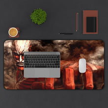 Load image into Gallery viewer, Colossal titan Mouse Pad (Desk Mat) With Laptop
