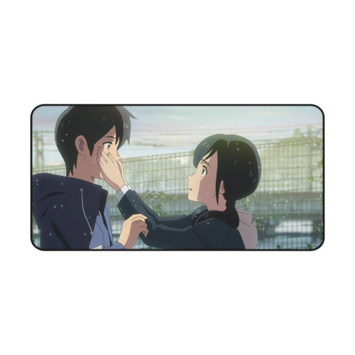 Hina And Hodaka Meet After So long Mouse Pad (Desk Mat)