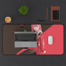 Load image into Gallery viewer, Zero Two (Darling in the FranXX) Mouse Pad (Desk Mat) With Laptop
