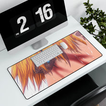 Load image into Gallery viewer, Bleach Ichigo Kurosaki Mouse Pad (Desk Mat) With Laptop
