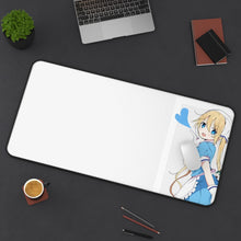 Load image into Gallery viewer, Kaho Hinata Mouse Pad (Desk Mat) On Desk
