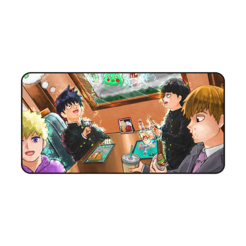 Mob Psycho 100 Arataka Reigen, Shigeo Kageyama, Ekubo, Ritsu Kageyama, Teruki Hanazawa Mouse Pad (Desk Mat)