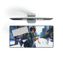 Load image into Gallery viewer, Anime, Girl, Cat, Crosswalk, Mouse Pad (Desk Mat)
