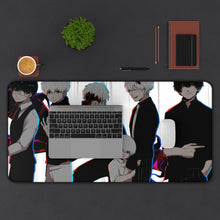 Load image into Gallery viewer, Ken Kaneki Mouse Pad (Desk Mat) With Laptop
