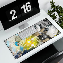 Load image into Gallery viewer, Genos, Saitama and Zombieman Mouse Pad (Desk Mat) With Laptop
