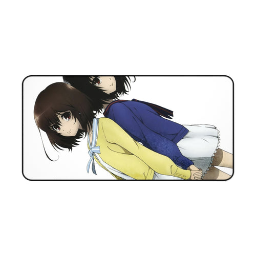 Mei Misaki and her twin sister official art Mouse Pad (Desk Mat)