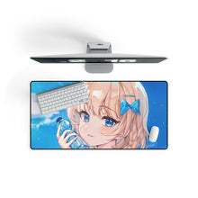 Load image into Gallery viewer, Anime Girl Mouse Pad (Desk Mat) On Desk
