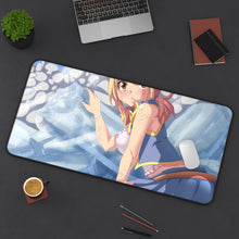 Load image into Gallery viewer, Lucy Heartfilia Mouse Pad (Desk Mat) On Desk
